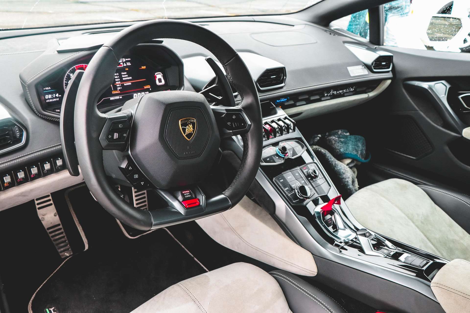 Fancy car interior